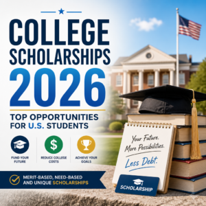 College scholarships 2026: merit-based, need-based, and unique aid options for U.S. students to cut college costs
