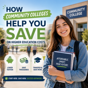 Community colleges with lower tuition, transfer options, and affordable programs to help save on college costs