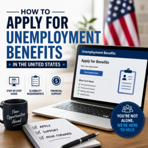 Step-by-step guide to applying for unemployment benefits in the United States with eligibility and support info